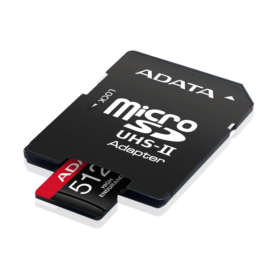 ADATA High Endurance 512GB MicroSDXC UHS-I V30 A2 Card with Adapter
