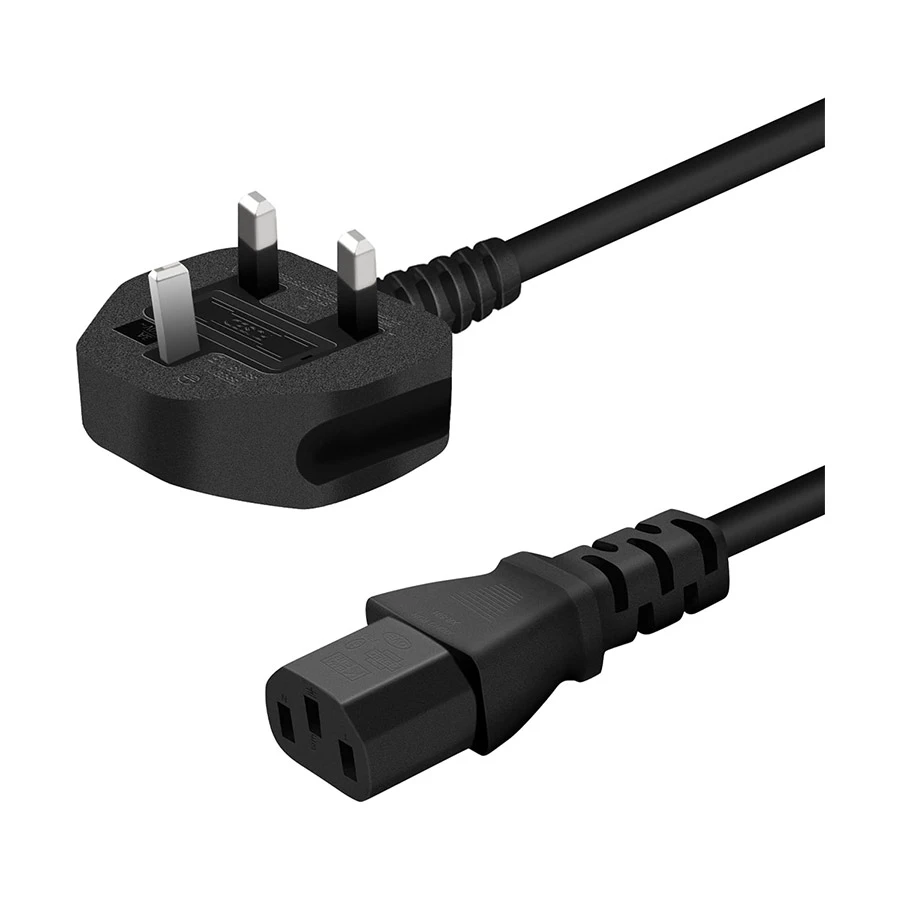 Many MTS-0020 3-Pin 1.5 Meter Desktop Power Cable Black