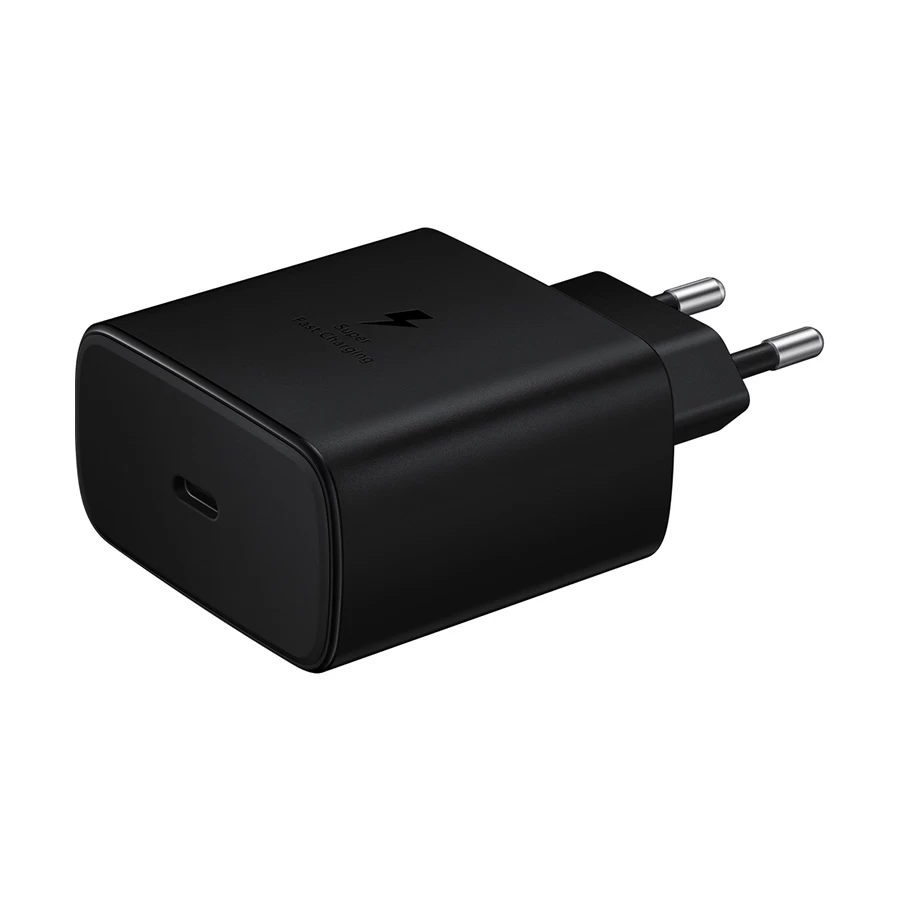 Samsung 45W USB-C Charger with Cable Black (2 Pin, EU)