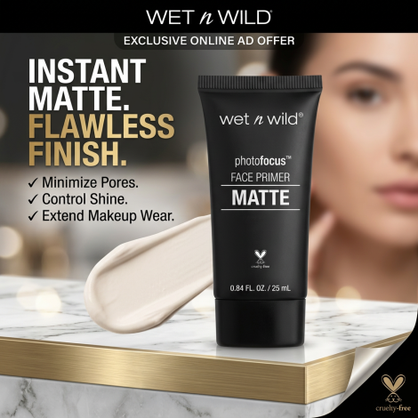 Wet n Wild Photofocus Face Primer Matte Partners in Prime - 25ml (Germany)