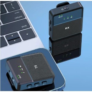টাইপ সি এর জন্য SX9 ডুয়াল ওয়্যারলেস মাইক্রোফোন