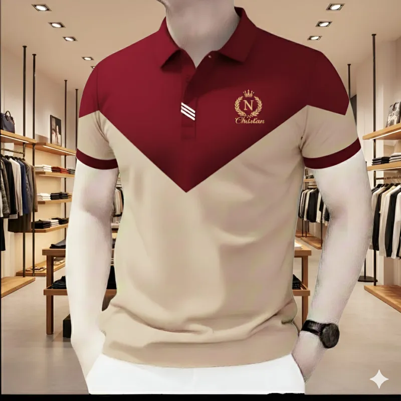 Men's Cotton Polo Shirt, Half Sleeve, 200 GSM, 2 Colour Choices