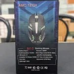 AMC TECH M15 ওয়্যার্ড গেমিং মাউস – অ্যাডজাস্টেবল DPI, RGB লাইটিং