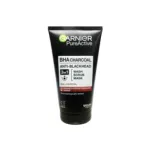 Garnier Pure Active BHA চারকোল অ্যান্টি ব্ল্যাকহেড 3in1 ওয়াশ স্ক্রাব মাস্ক 150ml