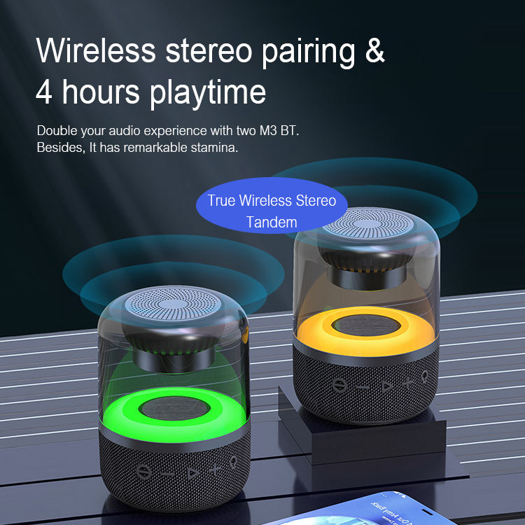 Z5 RGB Mini Portable Wireless Bluetooth Speaker – 5W Compact Speaker with Dynamic LED Light Effects, Bluetooth 5.0, TWS & Rechargeable Battery