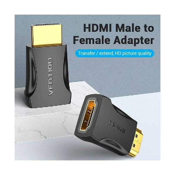 Vention AIMB0 HDMI Male to Female Black কনভার্টার