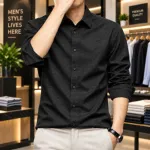 Men's Soft Crinkle Texture Fabric Full Sleeve Shirt, M to XXL