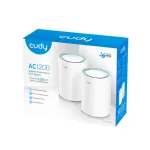 Cudy M1300 AC1200 গিগাবিট হোল হোম মেশ WiFi রাউটার (2 প্যাক)