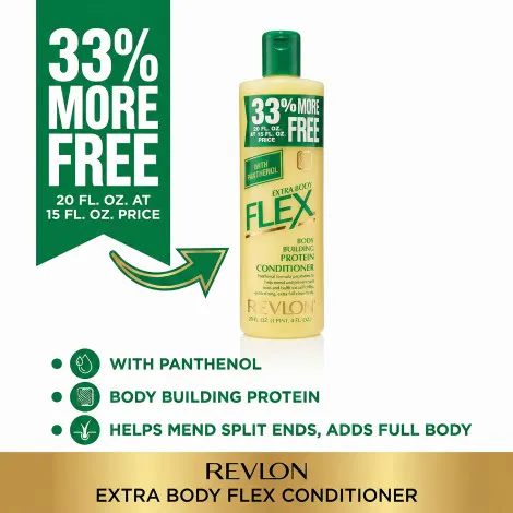 Revlon Flex এক্সট্রা বডি বিল্ডিং প্রোটিন কন্ডিশনার 591 মিলি
