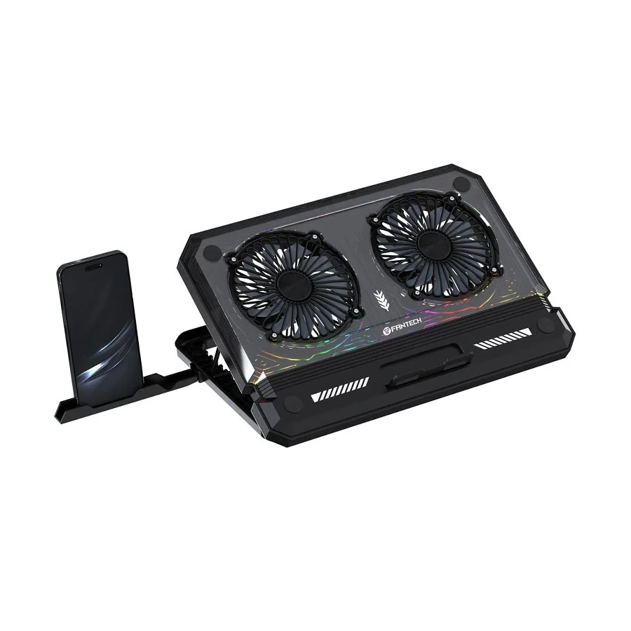 Fantech NC21 RGB Black 17 Inch Laptop Cooler