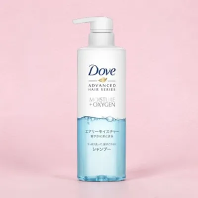 Dove অ্যাডভান্সড হেয়ার সিরিজ Moisture + Oxygen শ্যাম্পু 480g