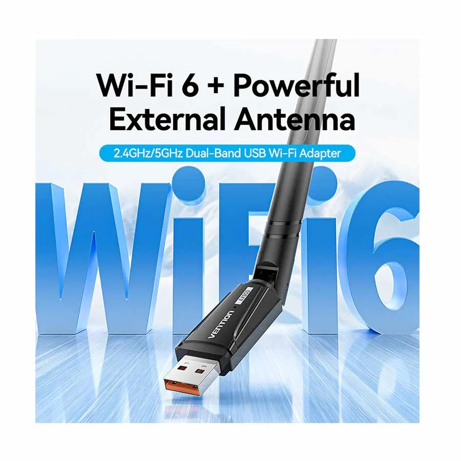 Vention KDWB0 AX900 Dual Band Wi-Fi 6 USB Adapter