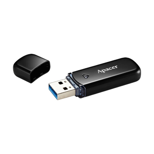 Apacer AH355 128GB USB 3.2 মিস্টেরিয়াস ব্ল্যাক পেন ড্রাইভ