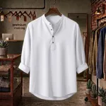 Men's Solid Colour Pure Cotton Katua for Everyday Wear