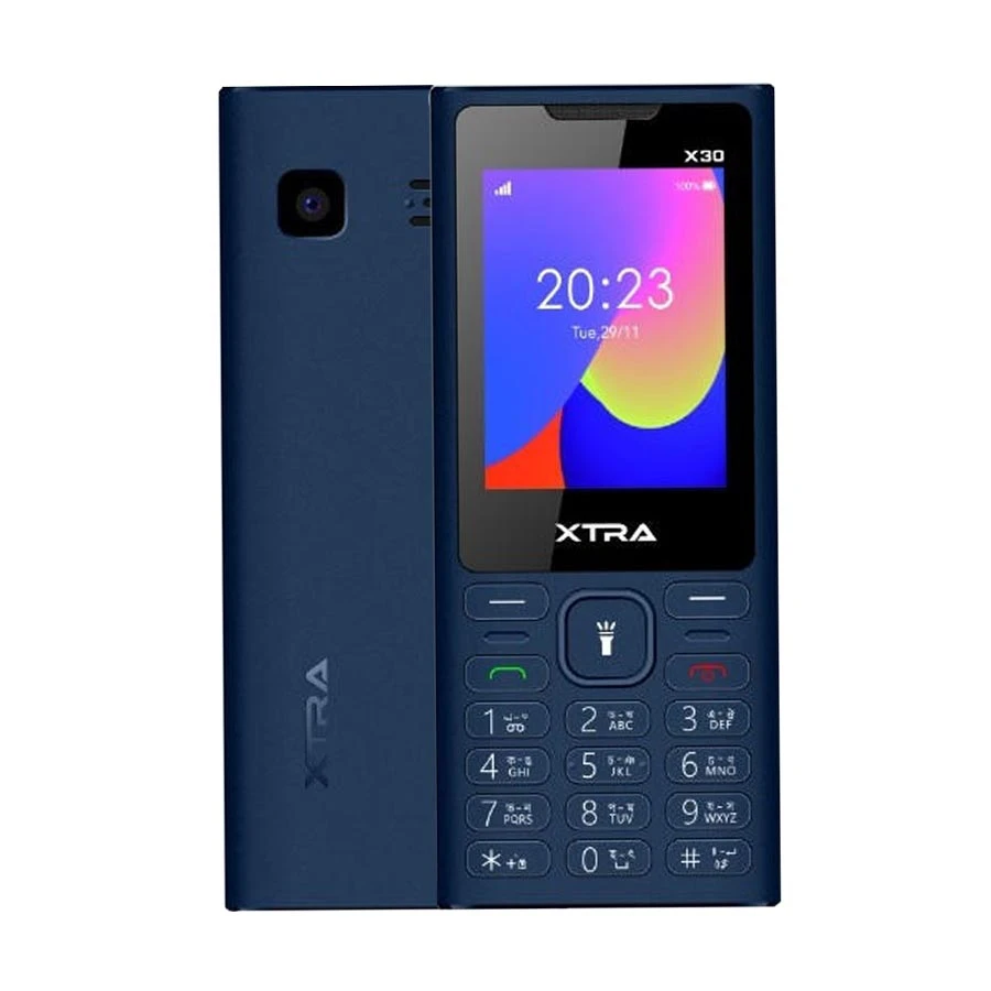Xtra X30 Dark Blue Feature Phone (Dual Sim)