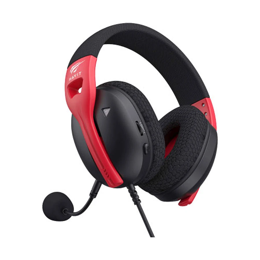 Havit Fuxi-H5d Wired Black & Red Gaming Headphone