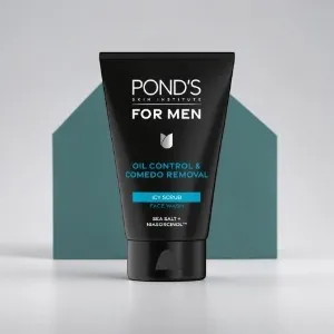 Pond's For Men অয়েল কন্ট্রোল ও কমেডো রিমুভাল আইসি স্ক্রাব 100g