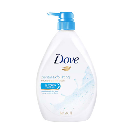 Dove জেন্টল এক্সফোলিয়েটিং নারিশিং বডি ওয়াশ 1 লিটার