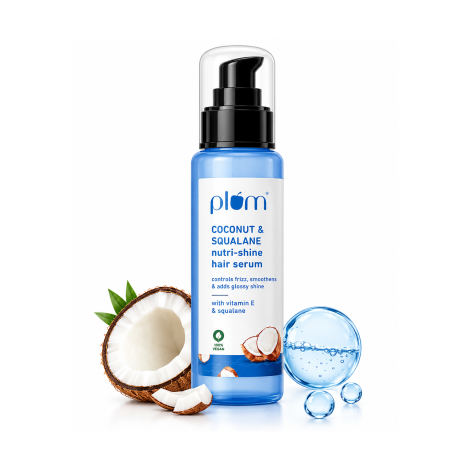 Plum Coconut & Squalane Nutri-Shine Hair Serum 75ml (India)