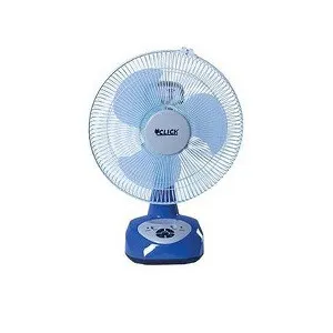 Click রিচার্জেবল টেবিল ফ্যান 12'' USB চার্জার