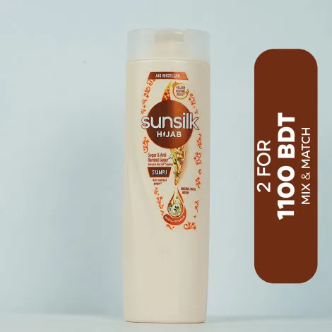 Sunsilk হিজাব রিফ্রেশ ও হেয়ার ফল সলিউশন শ্যাম্পু 300ml