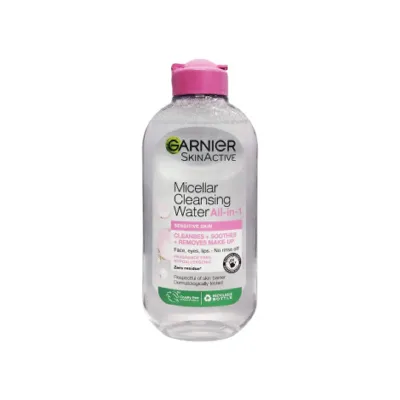 Garnier মাইসেলার ক্লেনজিং ওয়াটার All In 1, সেনসিটিভ ত্বকের জন্য 200ml