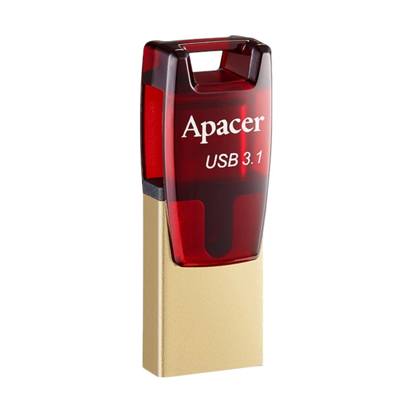 Apacer AH180 32GB USB 3.1 টাইপ-C OTG রেড RP পেন ড্রাইভ