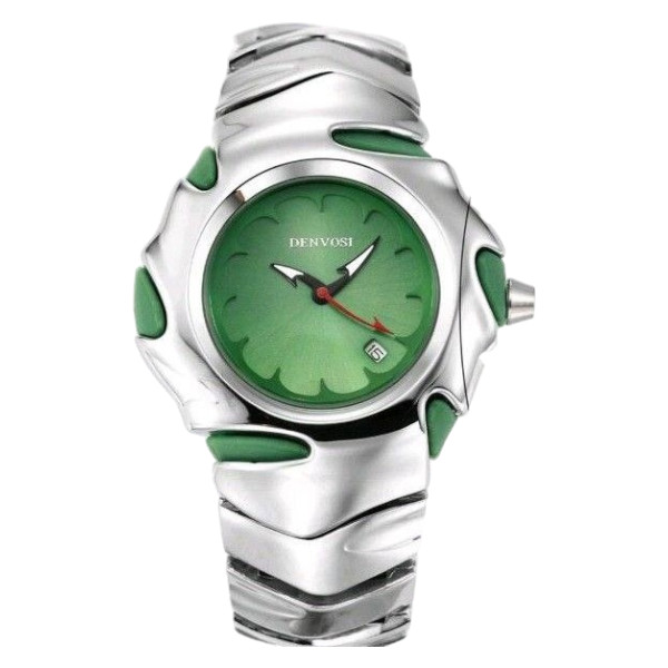 DENVOSI Premium Metal Watch – Bold Design (Green Dial)