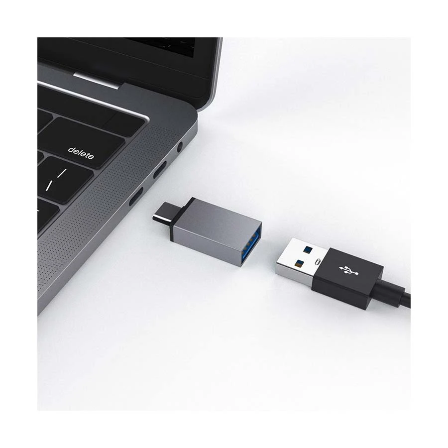Onten OTN-9130 OTG Type-C Male to USB Female Silver Converter