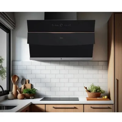 Midea কুকার হুড 29" Steam Wash CXW-240-B68 (কালো) M-1190-KH