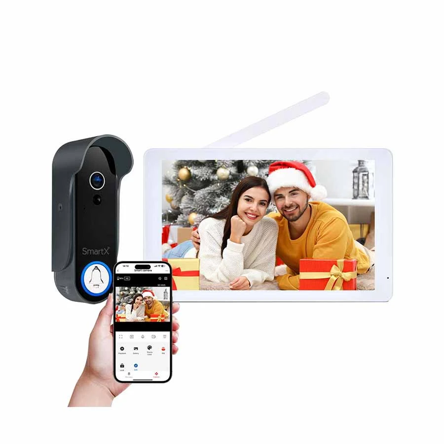 SmartX TL-AH801-C3 Wi-Fi Video Doorbell with 8 Inch Touch Monitor
