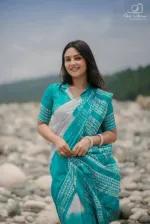 Chanderi Silk Multi-Colour Digital Print Saree, 5 Colours