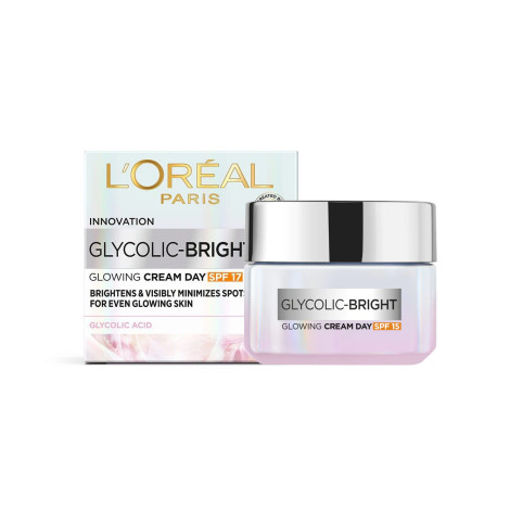 L'Oreal গ্লাইকোলিক ব্রাইট গ্লোয়িং ডে ক্রিম SPF17 50ml