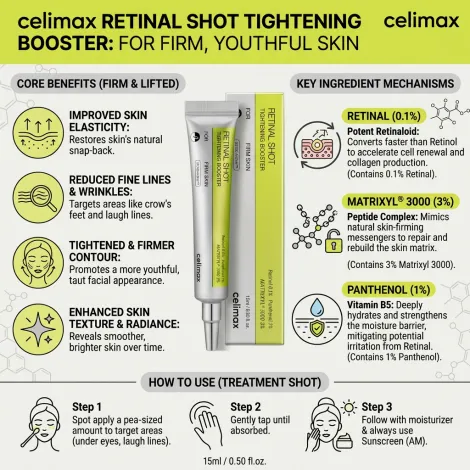 Celimax Retinal Shot ফেস বুস্টার 15ml