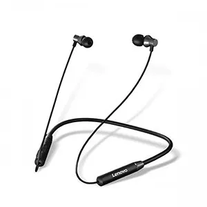 Lenovo HE05 ব্লুটুথ নেকব্যান্ড ইয়ারফোন - Black