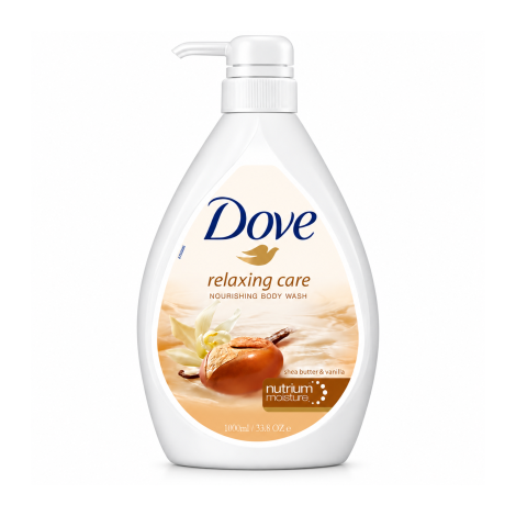 Dove Relaxing Care Shea Butter & Vanilla Nourishing Body Wash 1000ml (India)