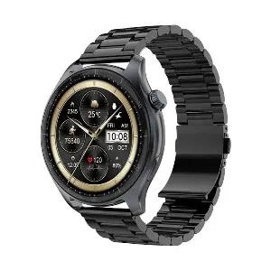 Fastrack Smart Elite কালো AMOLED ব্লুটুথ কলিং স্মার্টওয়াচ
