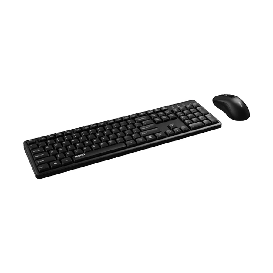 Rapoo X2100 Wireless Black Optical Keyboard & Mouse Combo