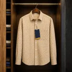 Men's Oxford Cotton Formal Check Shirt, Sizes M to XXL