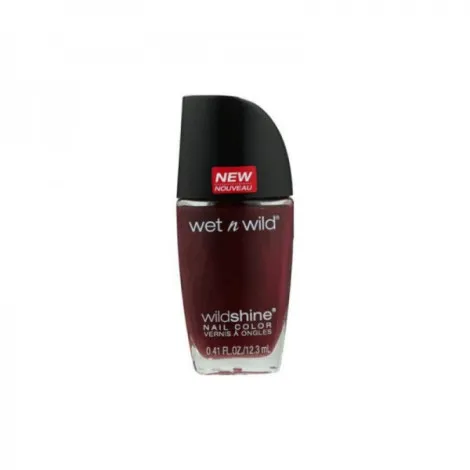 Wet n Wild Wild Shine নেইল কালার E486C - বারগান্ডি ফ্রস্ট