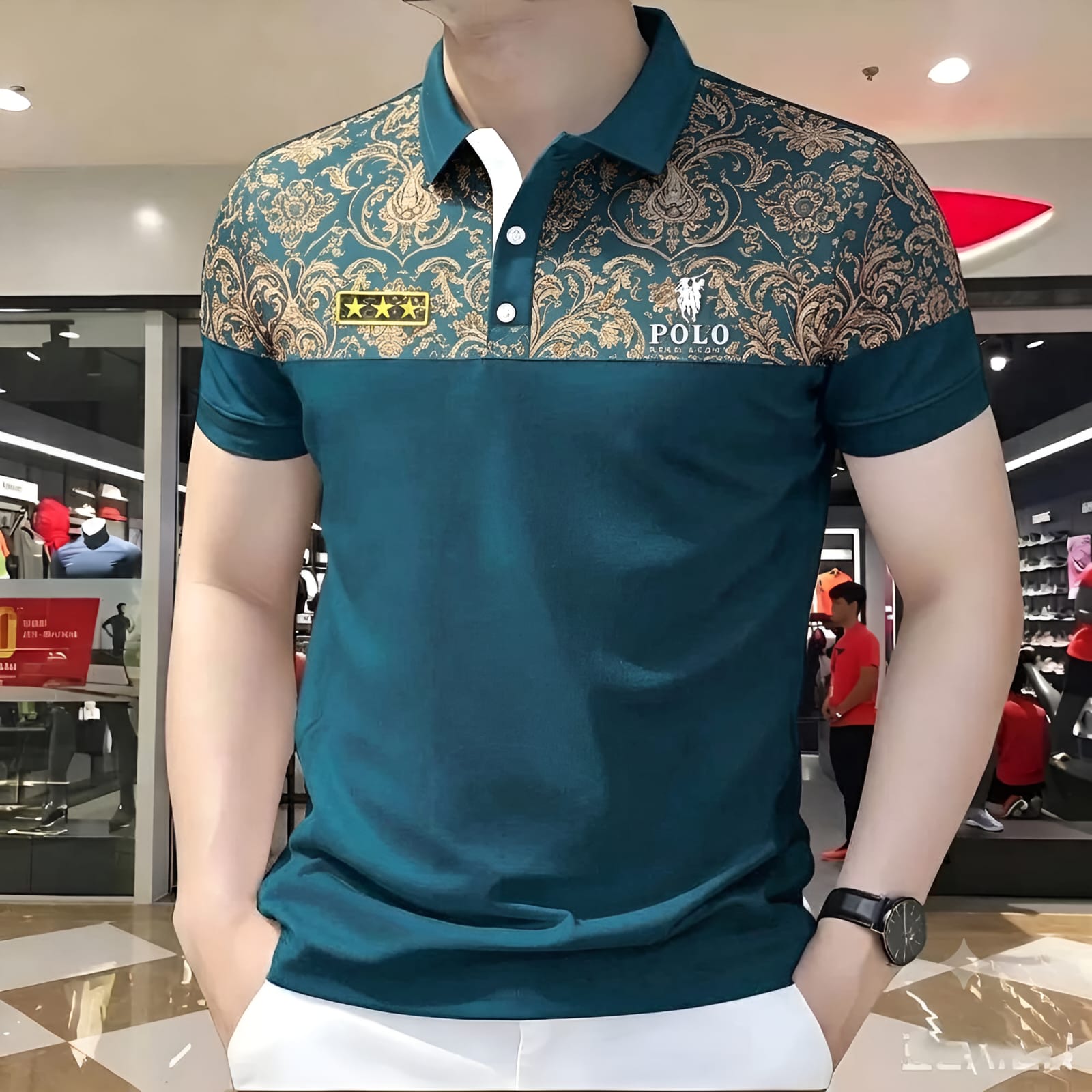 Men's Cotton Half Sleeve Polo Shirt, 200 GSM, 4 Colours