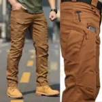 Men's Fitted Twill Pant with Light Stretch, Sizes 30 to 38, 4 Colours