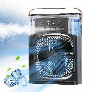 শীতল বাতাস ও মিষ্টি কুয়াশার স্পর্শ: Air Cooler Fan With Mist Flow