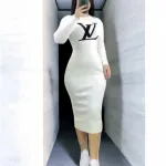 Unique Collection রোল নেক মিডি ড্রেস