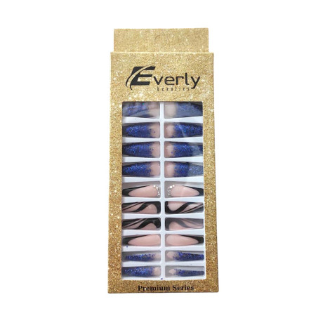 Everly Natural ফেক নেইল 24 পিস - L108