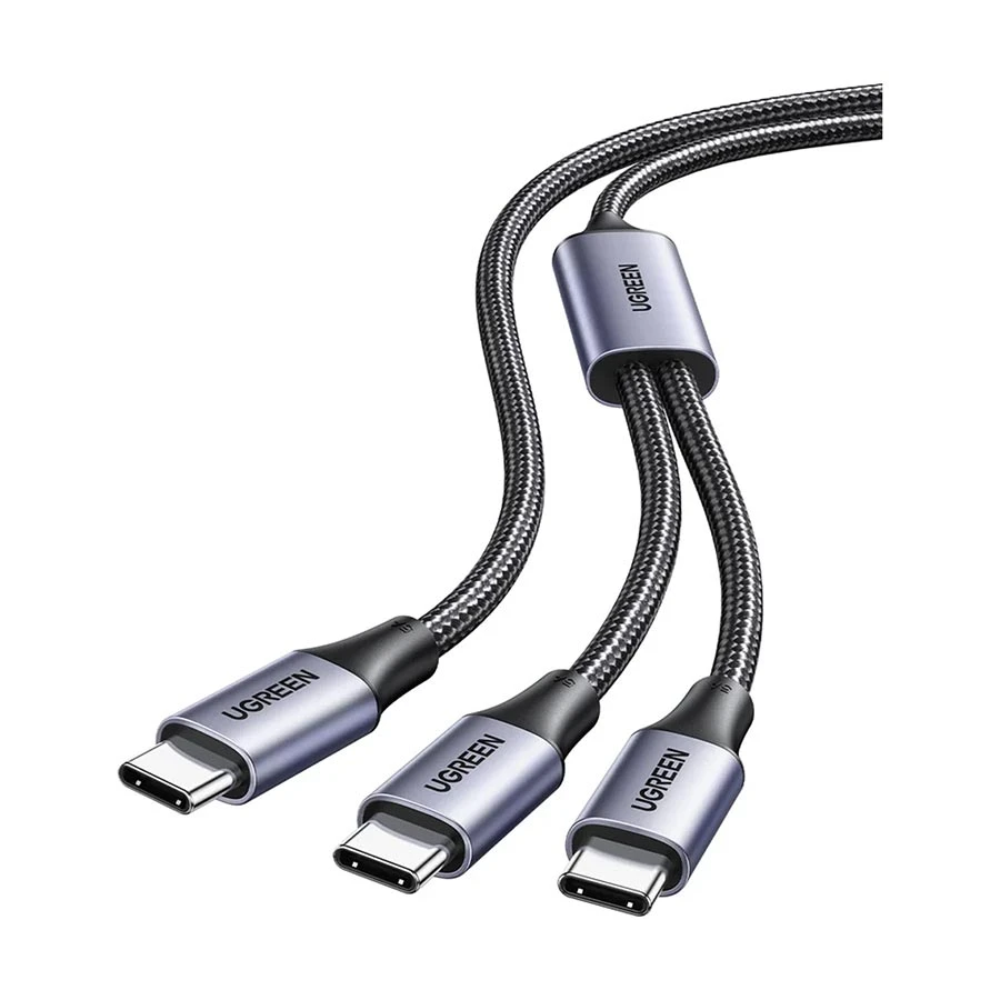 UGREEN US561 35087 USB-C to Dual USB-C 100W 1.5 Meter Charging Cable