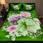 Panel Cotton Bedsheet 8 x 7 Feet with Stitched Pillow Covers