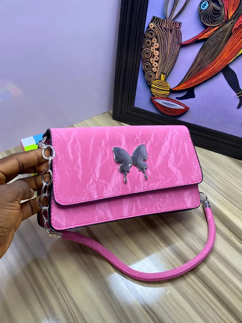 Ladies Butterfly Bag in PU Leather, 5 Colour Choices