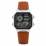 CASIO Illuminator লেদার স্ট্র্যাপ রিস্ট ওয়াচ