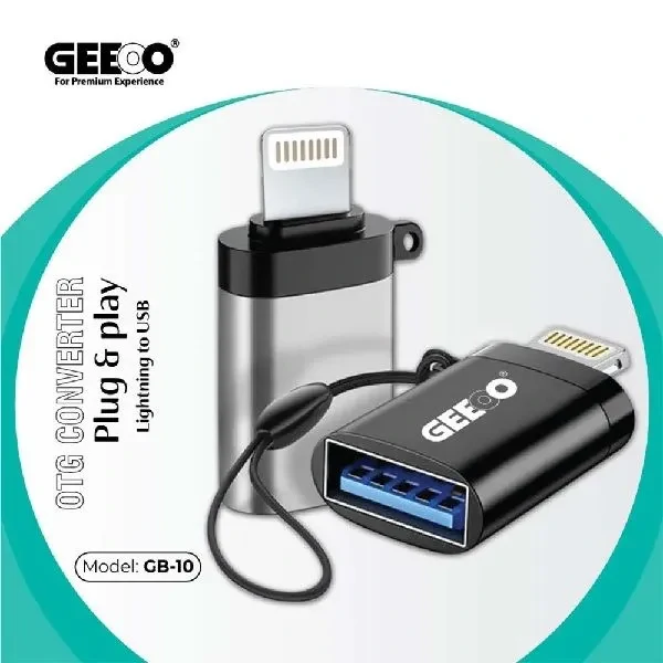 GEEOO GB-10 OTG USB টু লাইটনিং অ্যাডাপ্টার